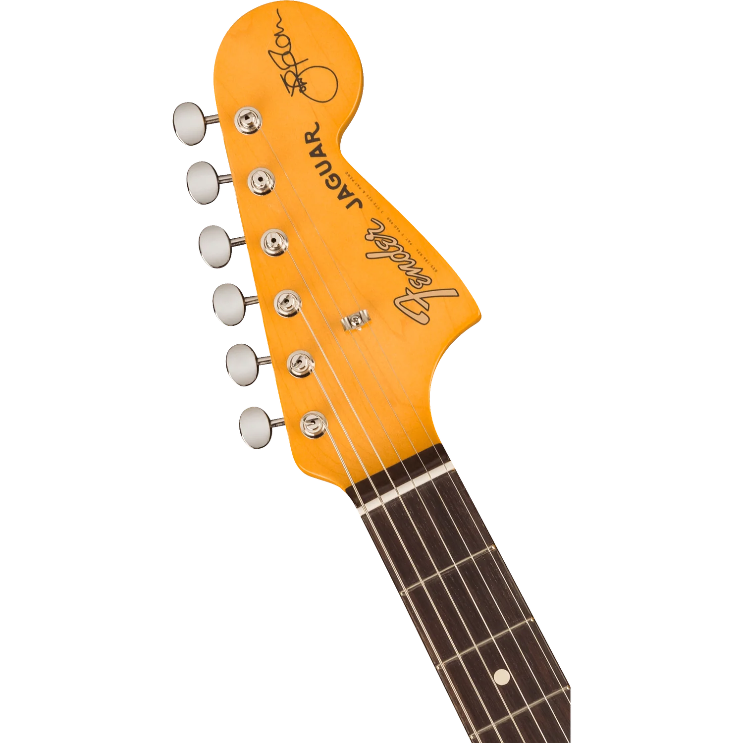 Fender Johnny Marr Jaguar Electric Guitar, Rosewood Fingerboard, Olympic White - Image 4