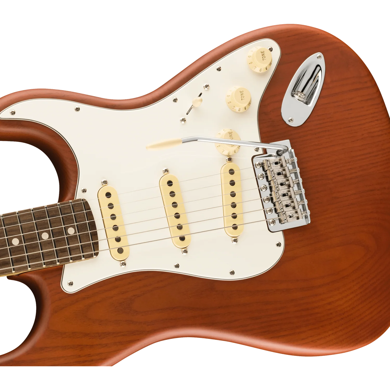 Fender Limited Edition American Performer Timber Stratocaster 6 String Electric Guitar - Image 14
