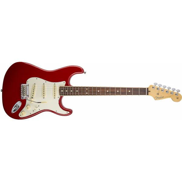 Fender Limited Edition American Standard Stratocaster Electric Guitar Channel Bound, Rosewood Fingerboard, Dakota Red
