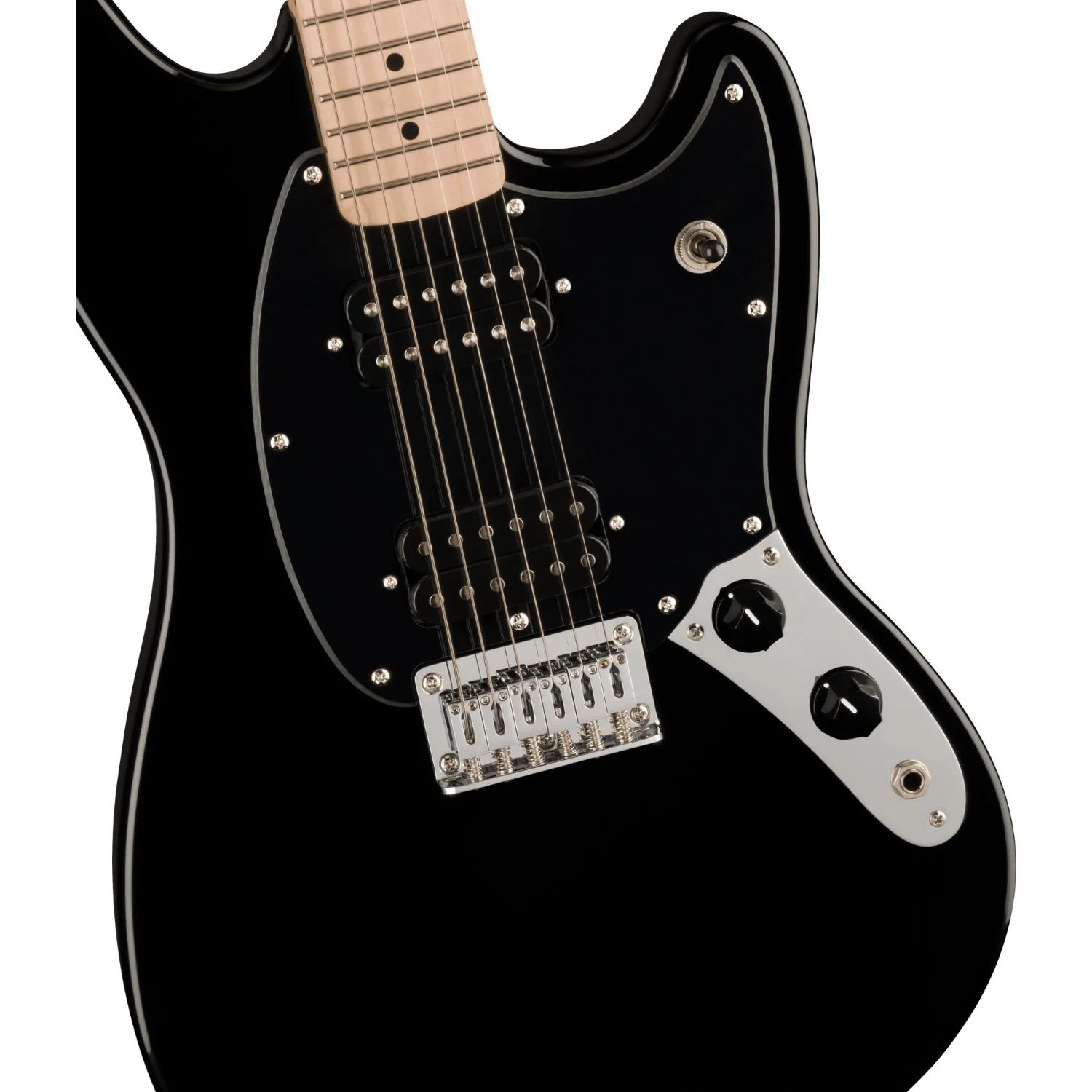 Fender Limited Edition Squier FSR Sonic Mustang 6 String Electric Guitar - Image 2
