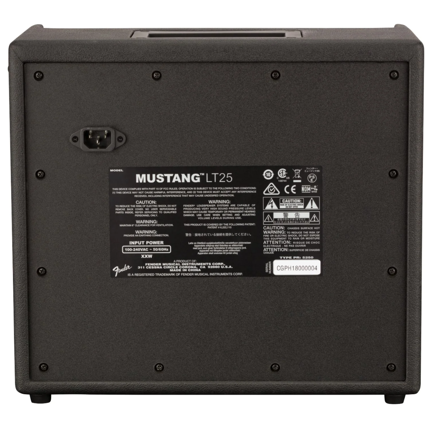 Fender Mustang LT25 25 Watts Combo Guitar Amplifier - Image 11