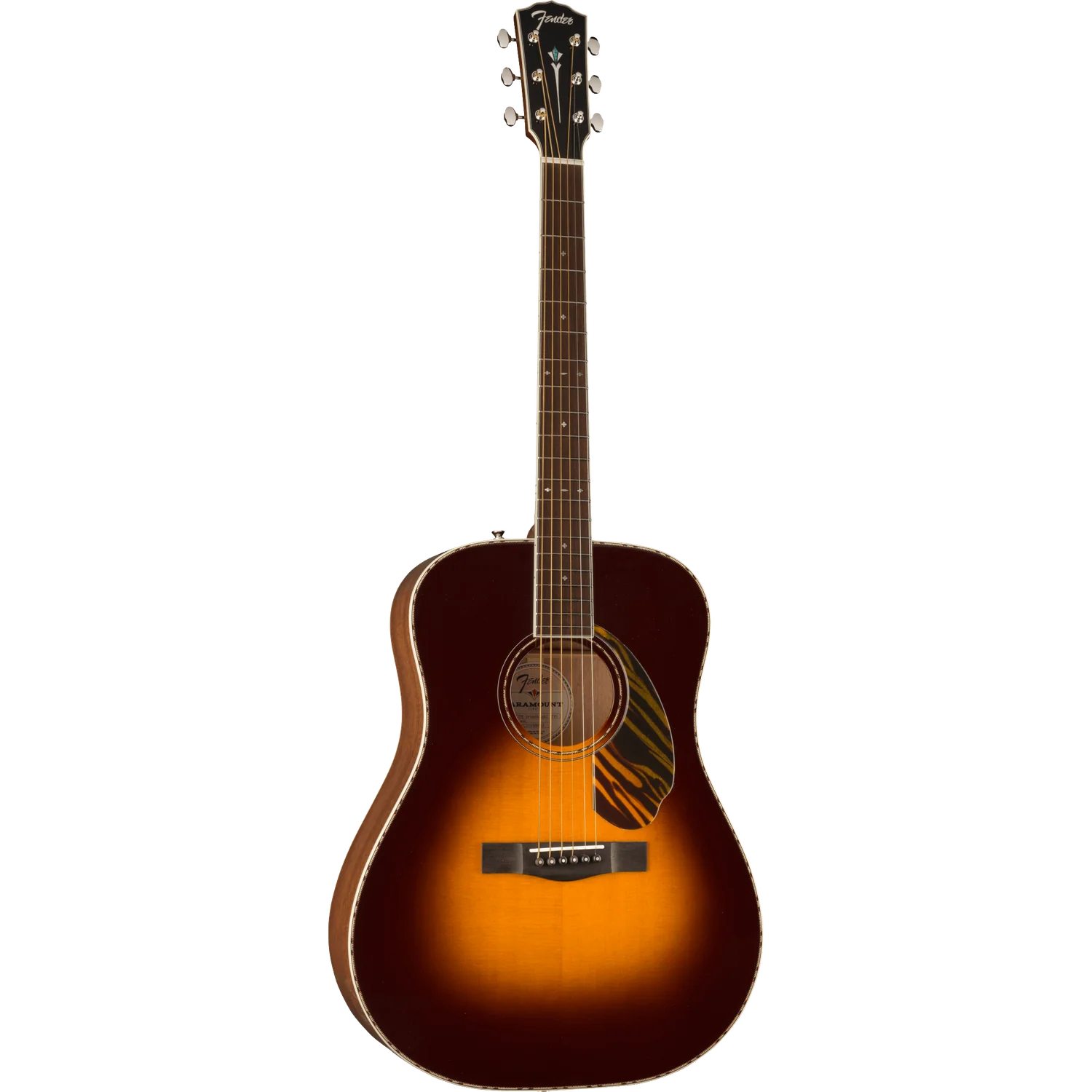 Fender PD 220E Dreadnought Electro Acoustic Guitar with Case - Image 2