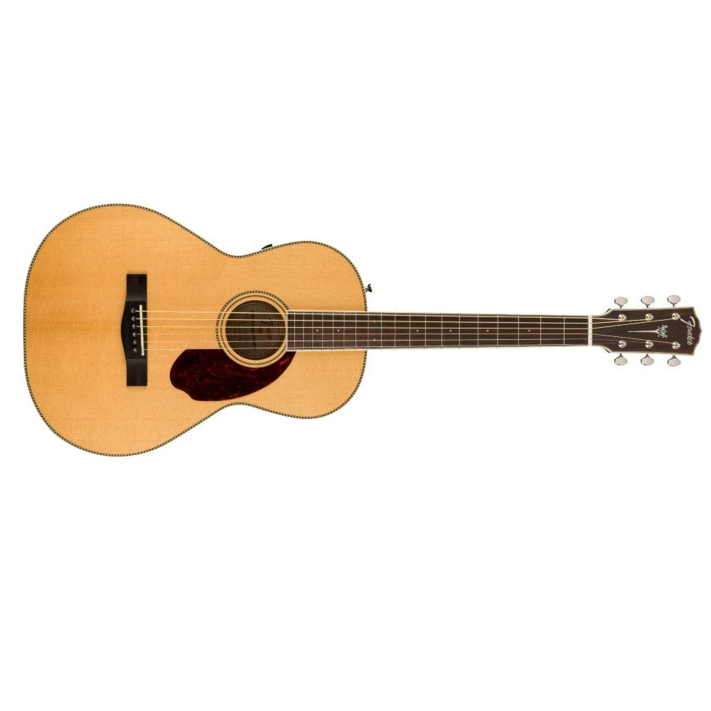 Fender PM 2E Standard Parlor Electro Acoustic Guitar with Case