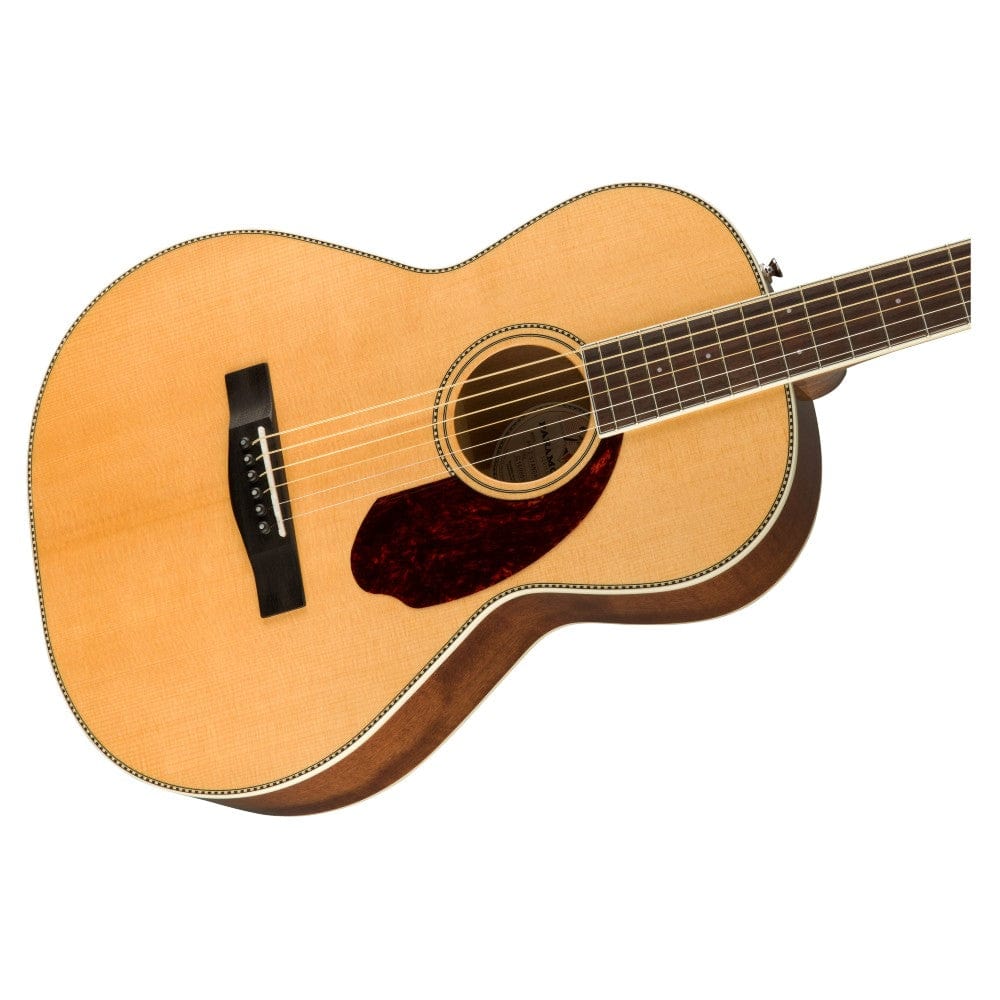 Fender PM 2E Standard Parlor Electro Acoustic Guitar with Case - Image 3