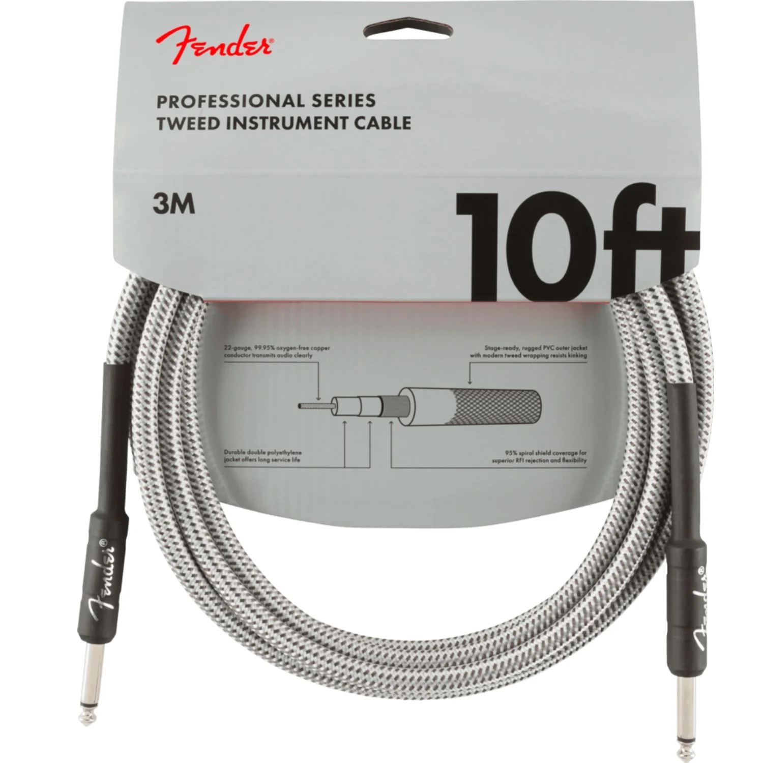 Fender Professional Series 3M Instrument Cable - Image 5