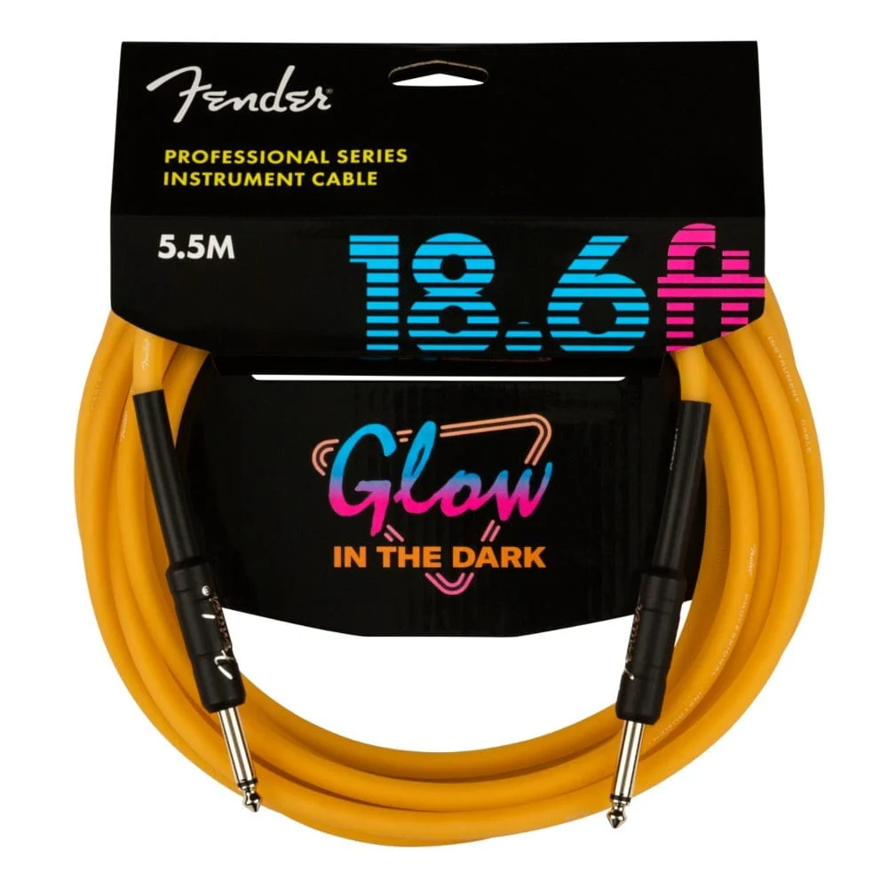 Fender Professional Series Glow In The Dark Cables - Image 8
