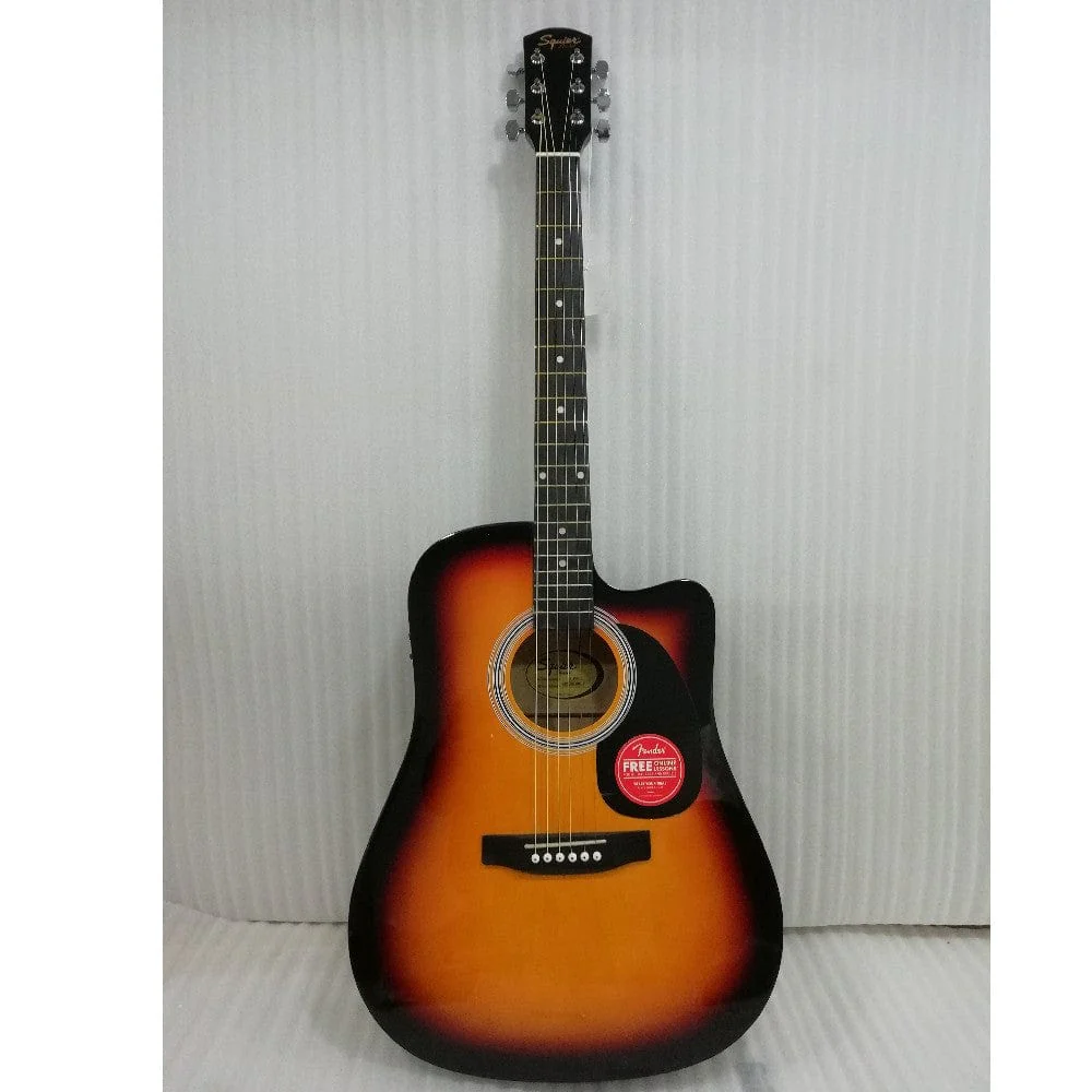 Fender SA105CE Electro - Acoustic Guitar - Sunburst - Open Box B Stock - Image 107
