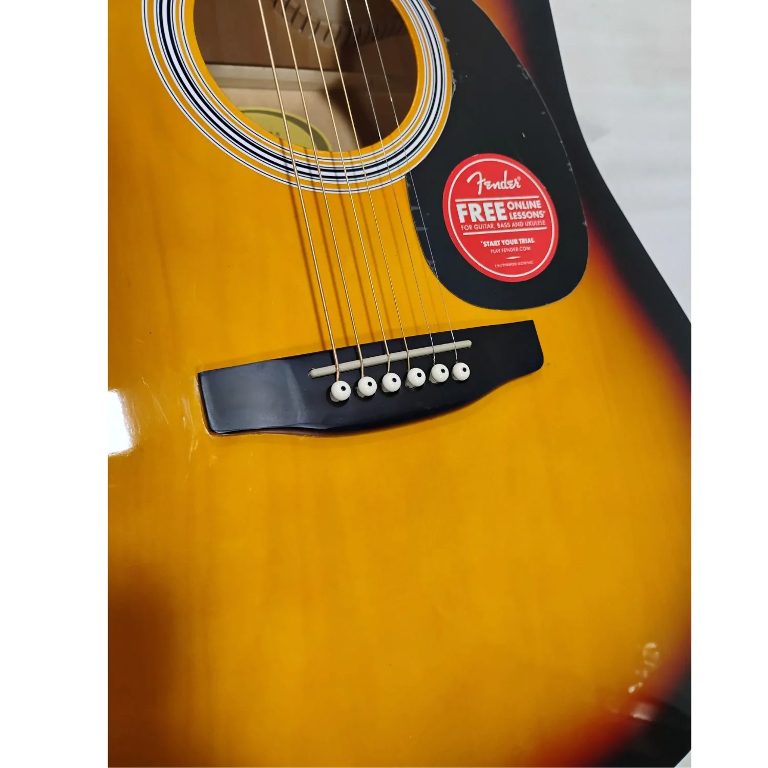 Fender SA105CE Electro - Acoustic Guitar - Sunburst - Open Box B Stock - Image 138