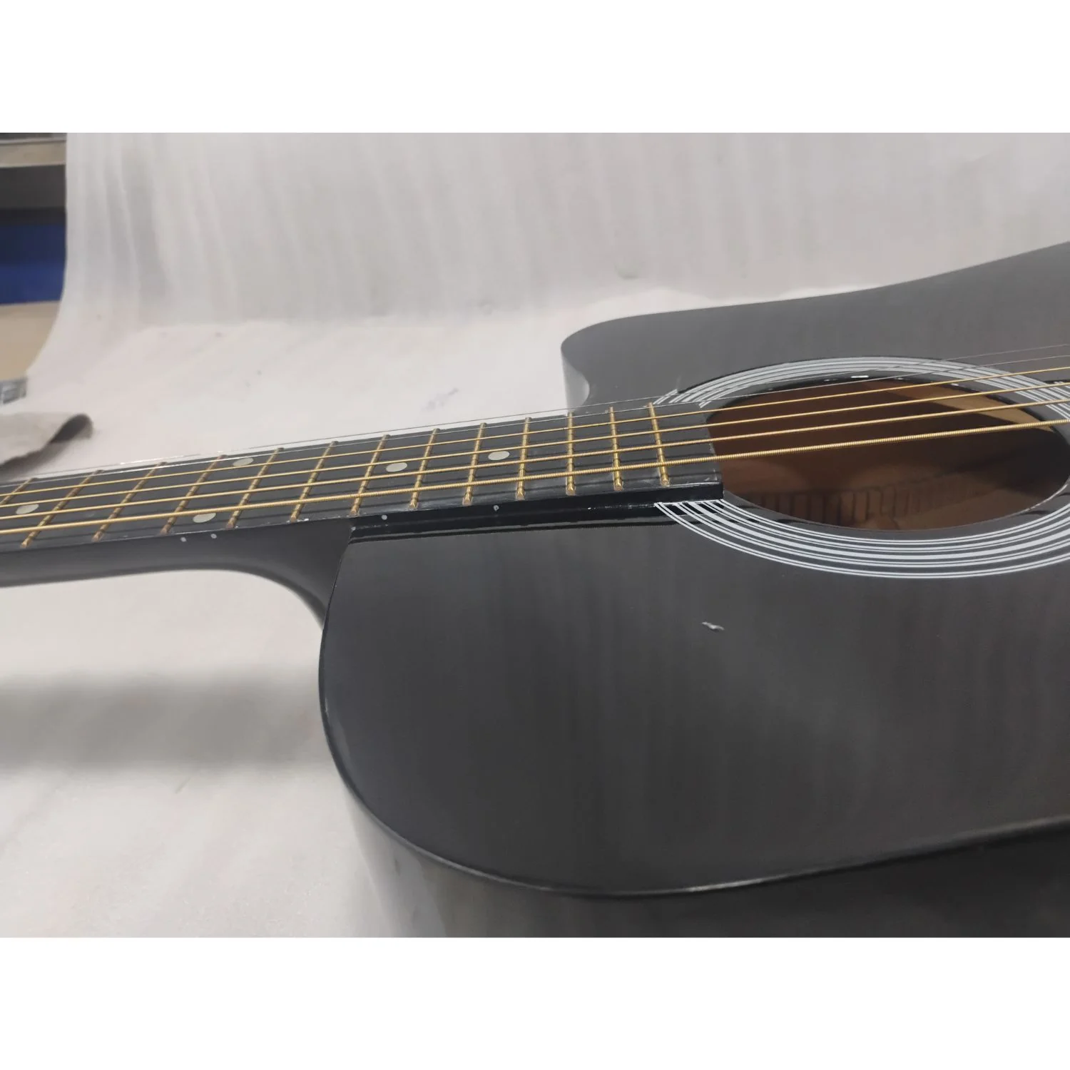 Fender SA105CE Electro - Acoustic Guitar - Black - Open Box B Stock - Image 4