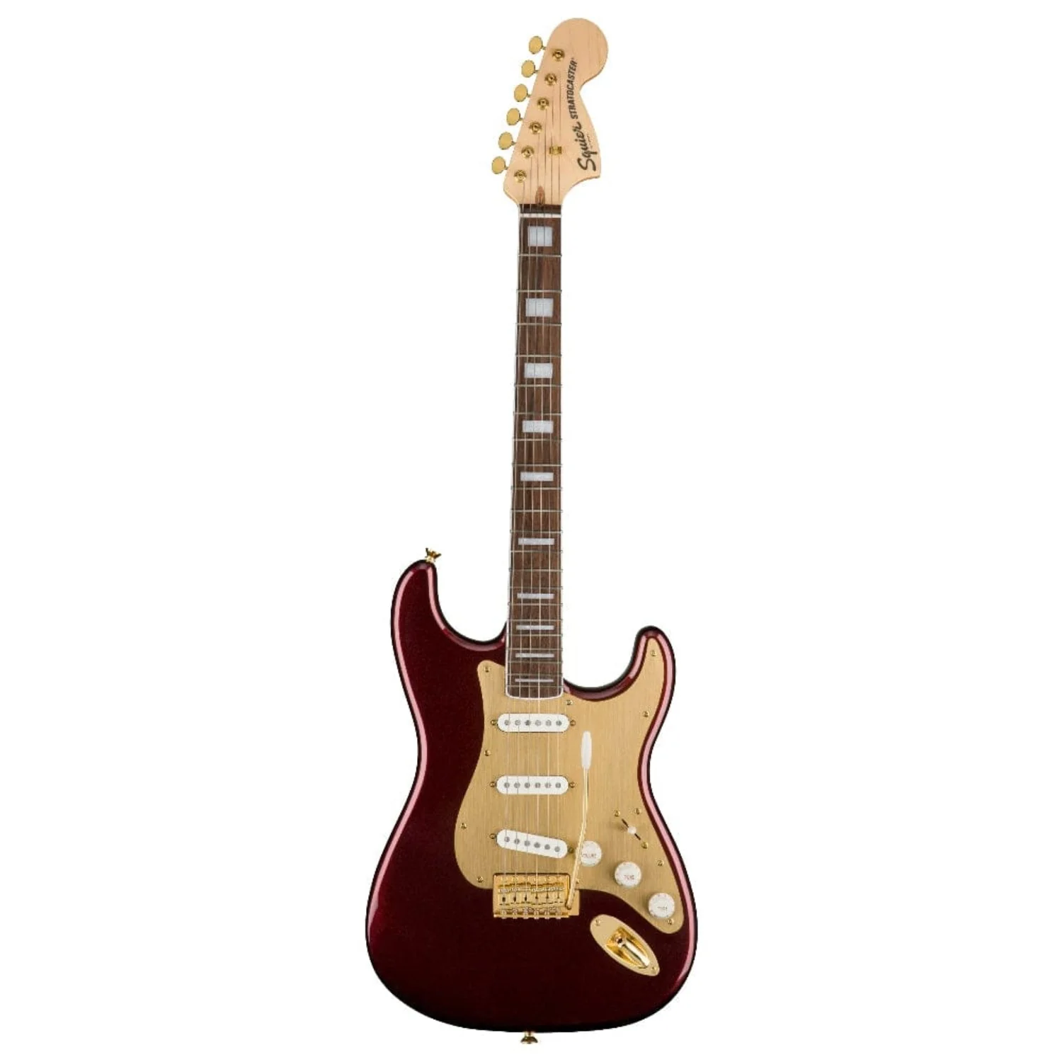 Fender Squier 40th Anniversary Stratocaster Gold Edition Electric Guitar
