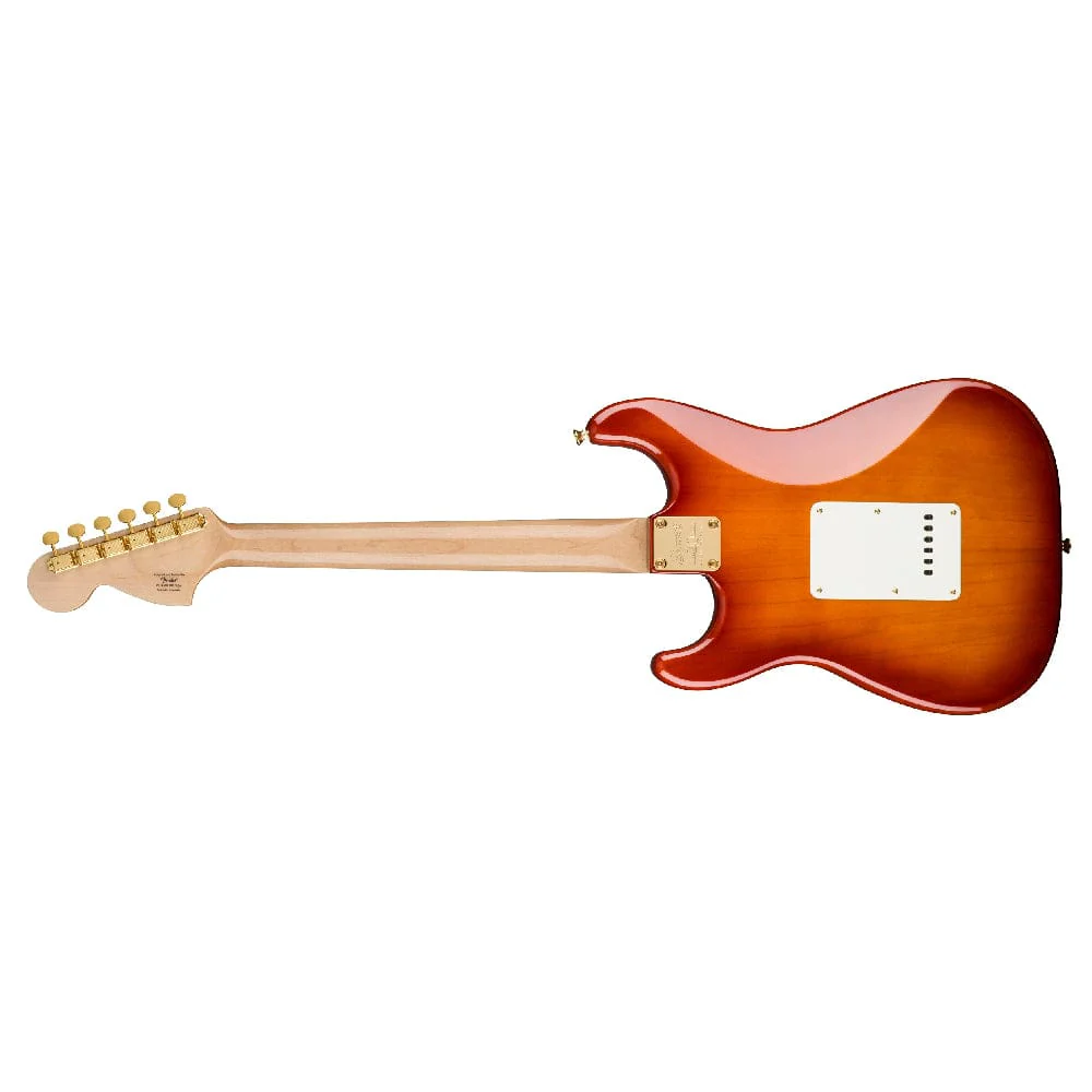 Fender Squier 40th Anniversary Stratocaster Gold Edition Electric Guitar - Image 15