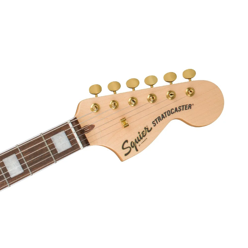 Fender Squier 40th Anniversary Stratocaster Gold Edition Electric Guitar - Image 37