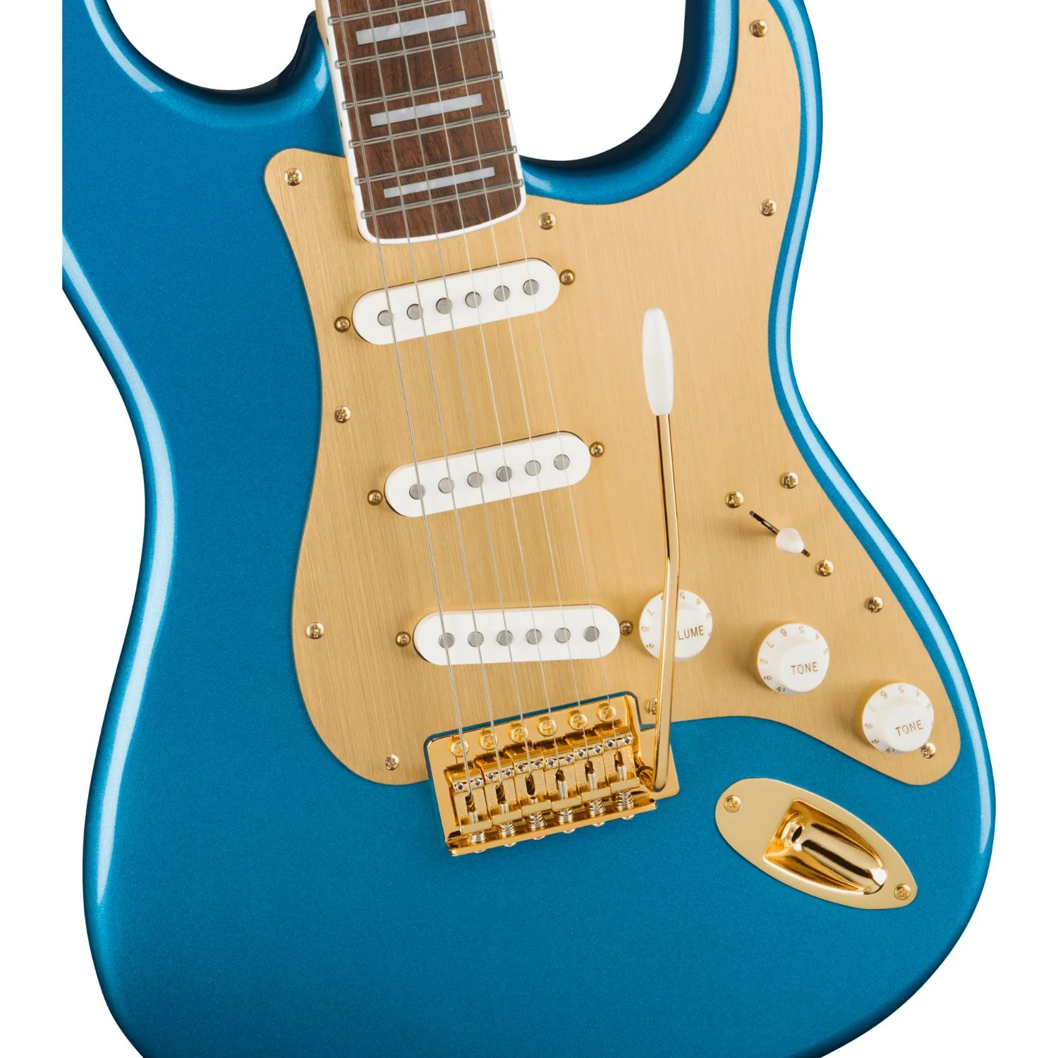 Fender Squier 40th Anniversary Stratocaster Gold Edition Electric Guitar - Image 44