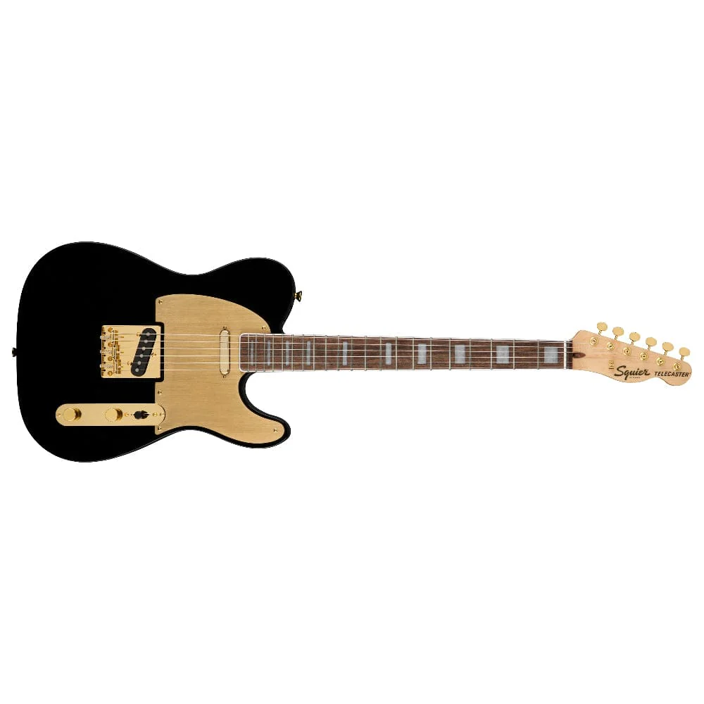 Fender Squier 40th Anniversary Telecaster Gold Edition Electric Guitar - Image 2