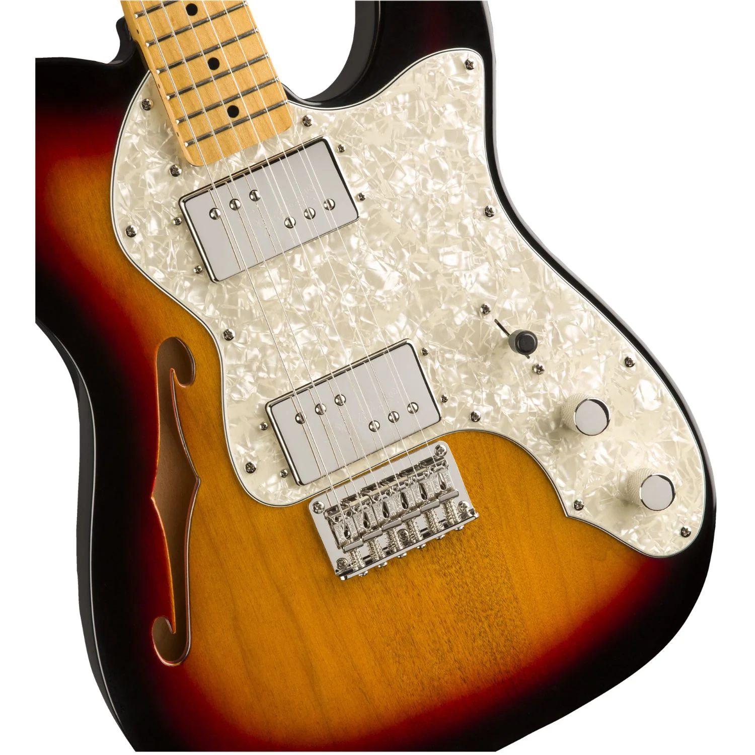 Fender Squier Classic Vibe 70s Telecaster Thinline Electric Guitar - Image 8