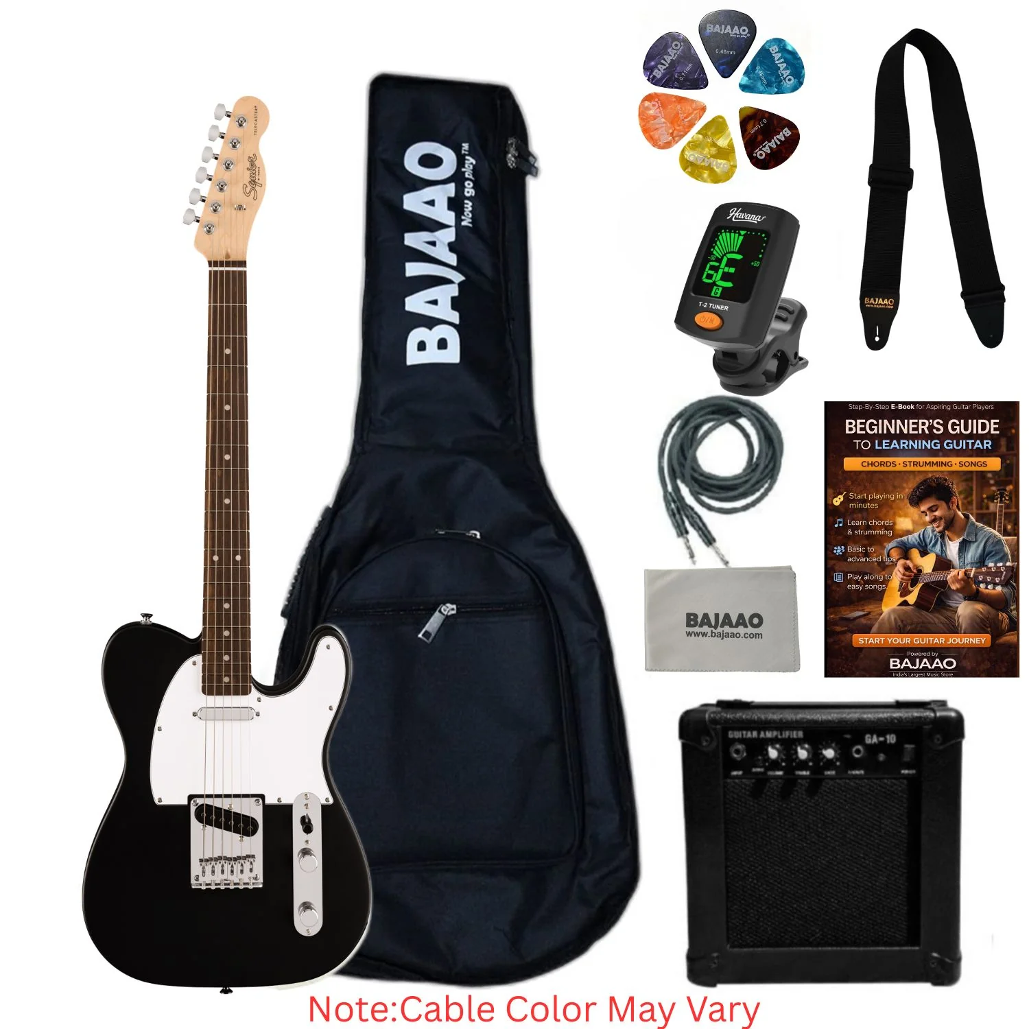 Fender Squier Debut Telecaster Electric Guitar - Image 34