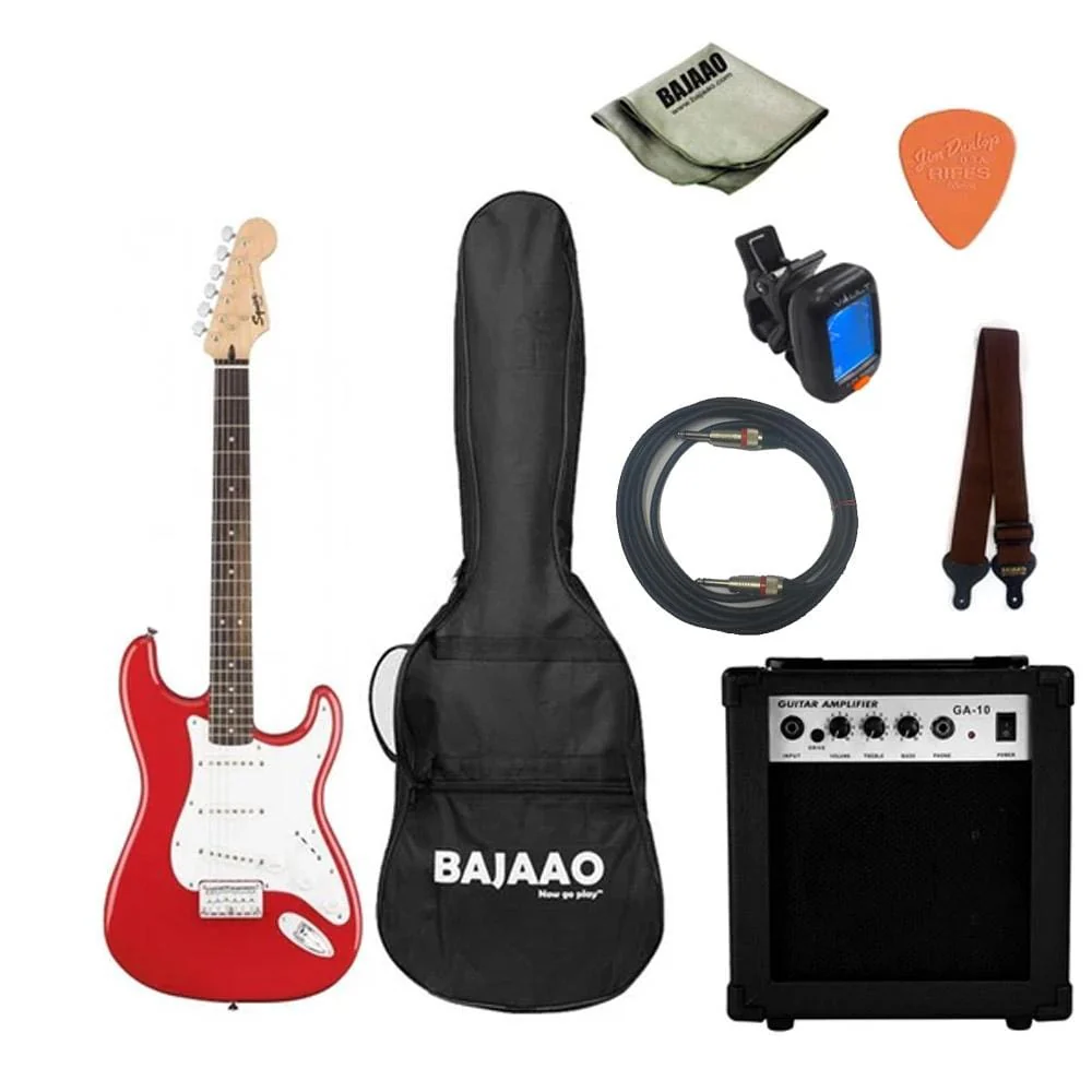 Fender Squier MM Stratocaster Electric Guitar with Gigbag, Picks, Strap and Polishing Cloth - Image 2