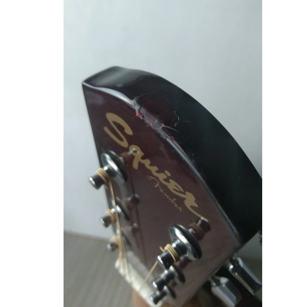 Fender Squier SA-150C Dreadnought Acoustic Guitar - Open Box B Stock - Image 3