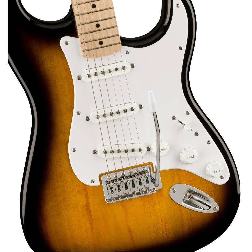 Fender Squier Sonic Stratocaster Electric Guitar Bundle With Gigbag, Polishing Cloth, Picks, Strap, Tuner & Ebook - Image 13