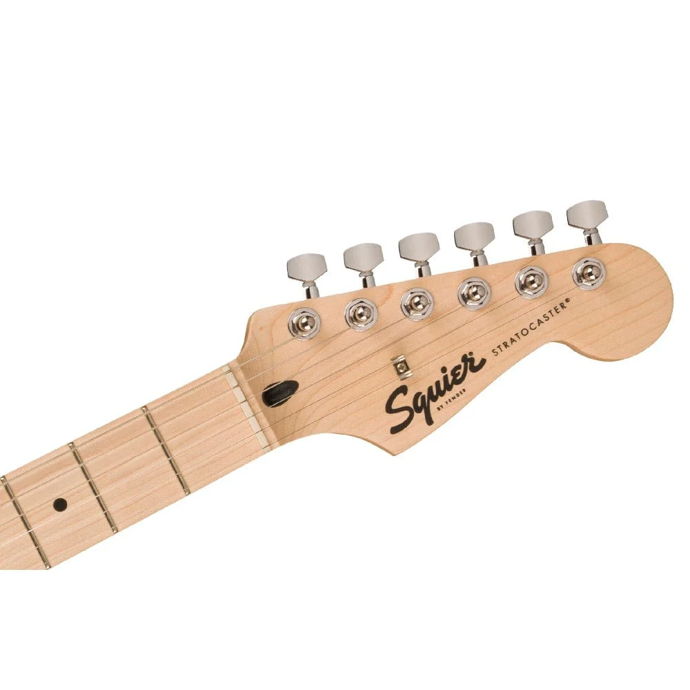 Fender Squier Sonic Stratocaster Electric Guitar Bundle With Gigbag, Polishing Cloth, Picks, Strap, Tuner & Ebook - Image 15