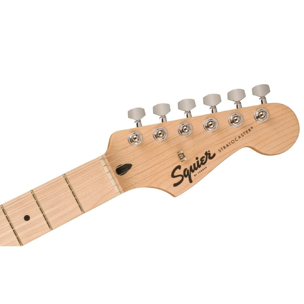 Fender Squier Sonic Stratocaster Electric Guitar Bundle With Gigbag, Polishing Cloth, Picks, Strap, Tuner & Ebook - Image 31