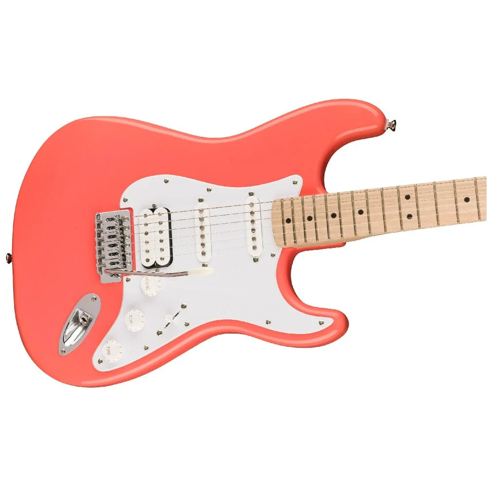 Fender Squier Sonic Stratocaster Electric Guitar Bundle With Gigbag, Polishing Cloth, Picks, Strap, Tuner & Ebook - Image 35