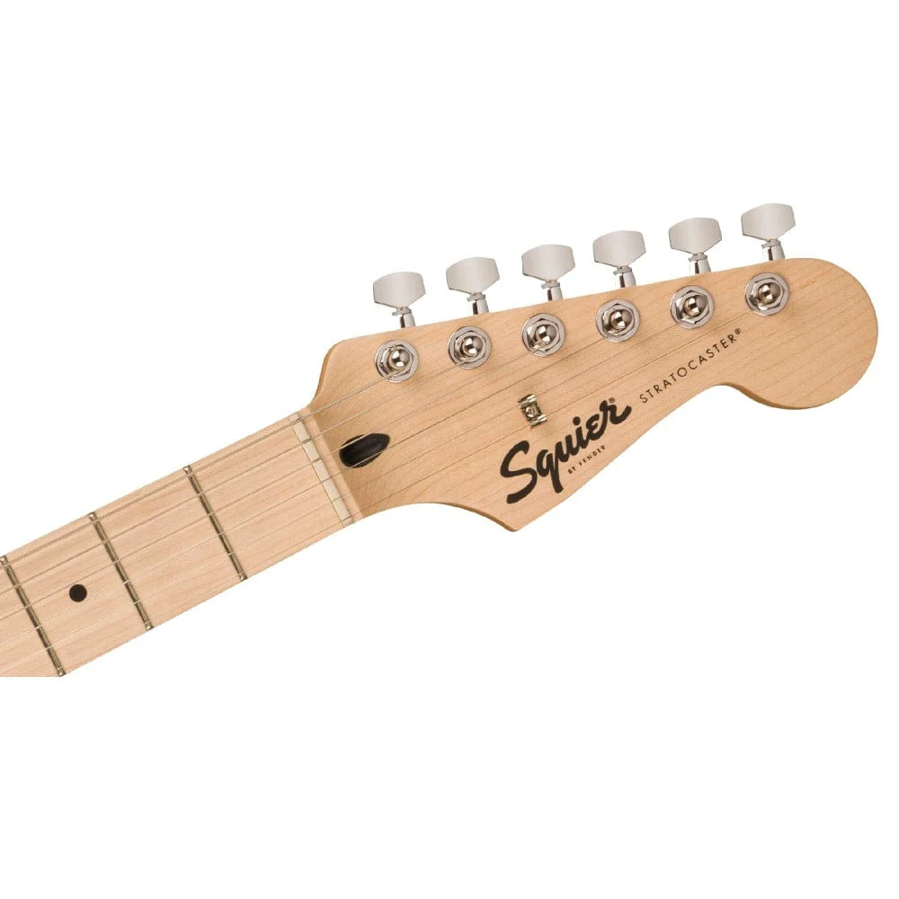 Fender Squier Sonic Stratocaster Electric Guitar Bundle With Gigbag, Polishing Cloth, Picks, Strap, Tuner & Ebook - Image 36
