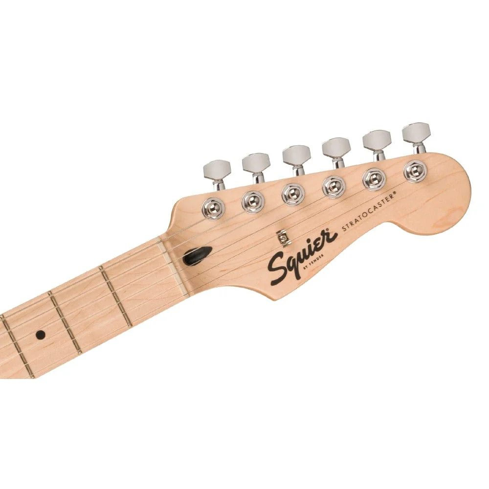 Fender Squier Sonic Stratocaster Electric Guitar Bundle With Gigbag, Polishing Cloth, Picks, Strap, Tuner & Ebook - Image 5