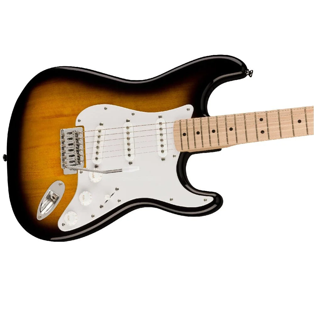 Fender Squier Sonic Stratocaster Electric Guitar Pro Bundle with Amplifier, Gigbag, Tuner, Strap, Picks, Cable, Polishing Cloth & Ebook - Image 17