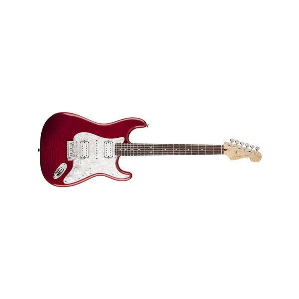 Fender Squier Stratocaster Deluxe HSH Electric Guitar - Crimson Red