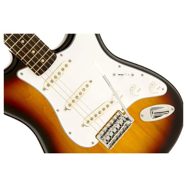 Fender Squier Vintage Modified Stratocaster Electric Guitar - 3 Tone Sunburst - Image 3