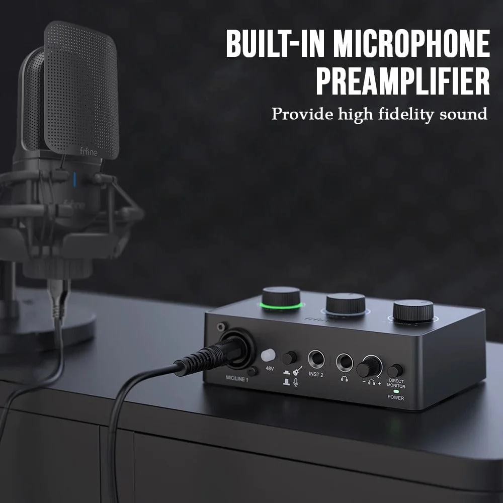 Fifine Amplisound SC1 Streaming Audio Mixer - Image 8