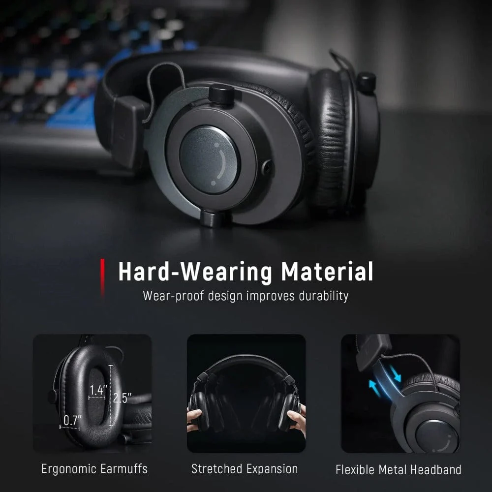Fifine H8 Studio Monitoring Wired Headphone - Image 6