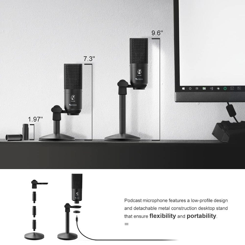 Fifine K670B Cardioid USB Microphone - Image 3