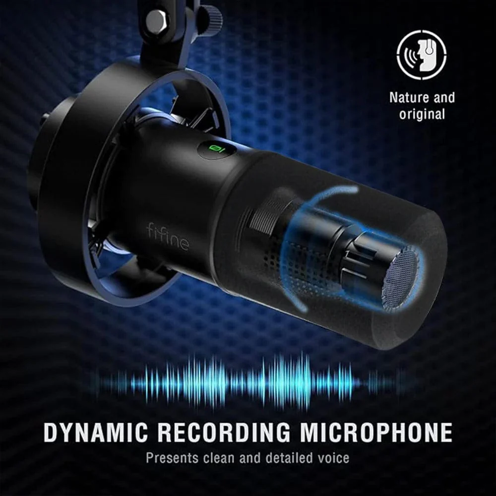 Fifine K688 Amplitank USB Dynamic Microphone - Image 5