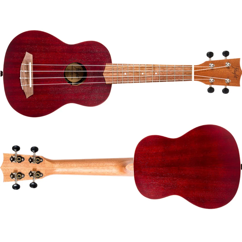 Flight NUS380 Amber Soprano Ukulele with Bag - Image 4