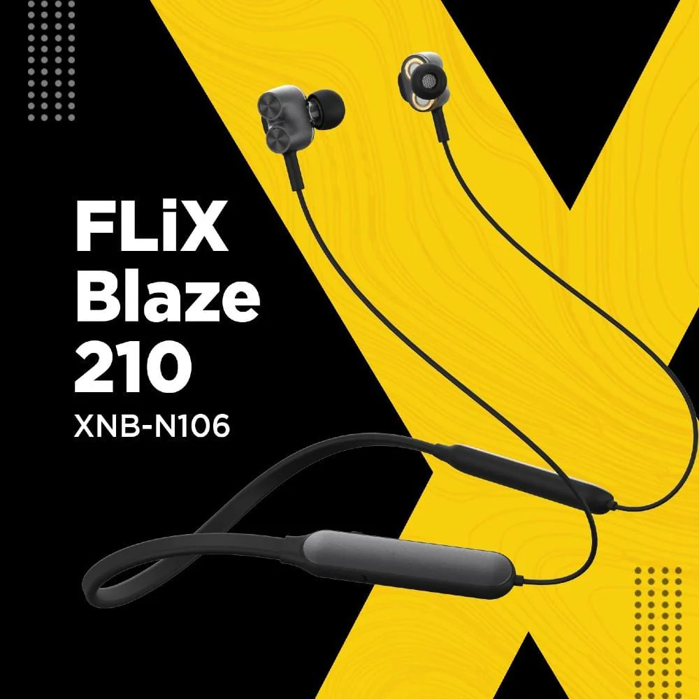FLiX (Beetel) Blaze 210 BT v5.0 In Ear Wireless Neckband - Image 8