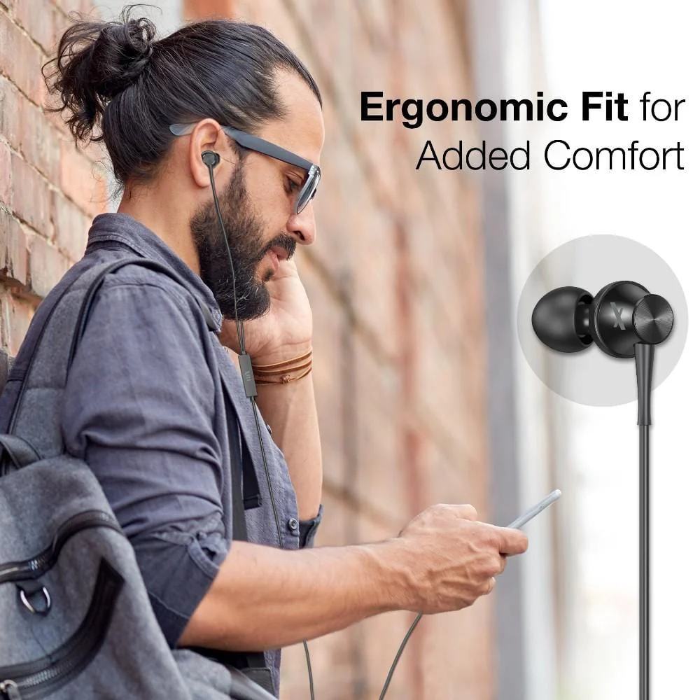 FLiX (Beetel) Tone 130 Wired Headset - Black - Image 5