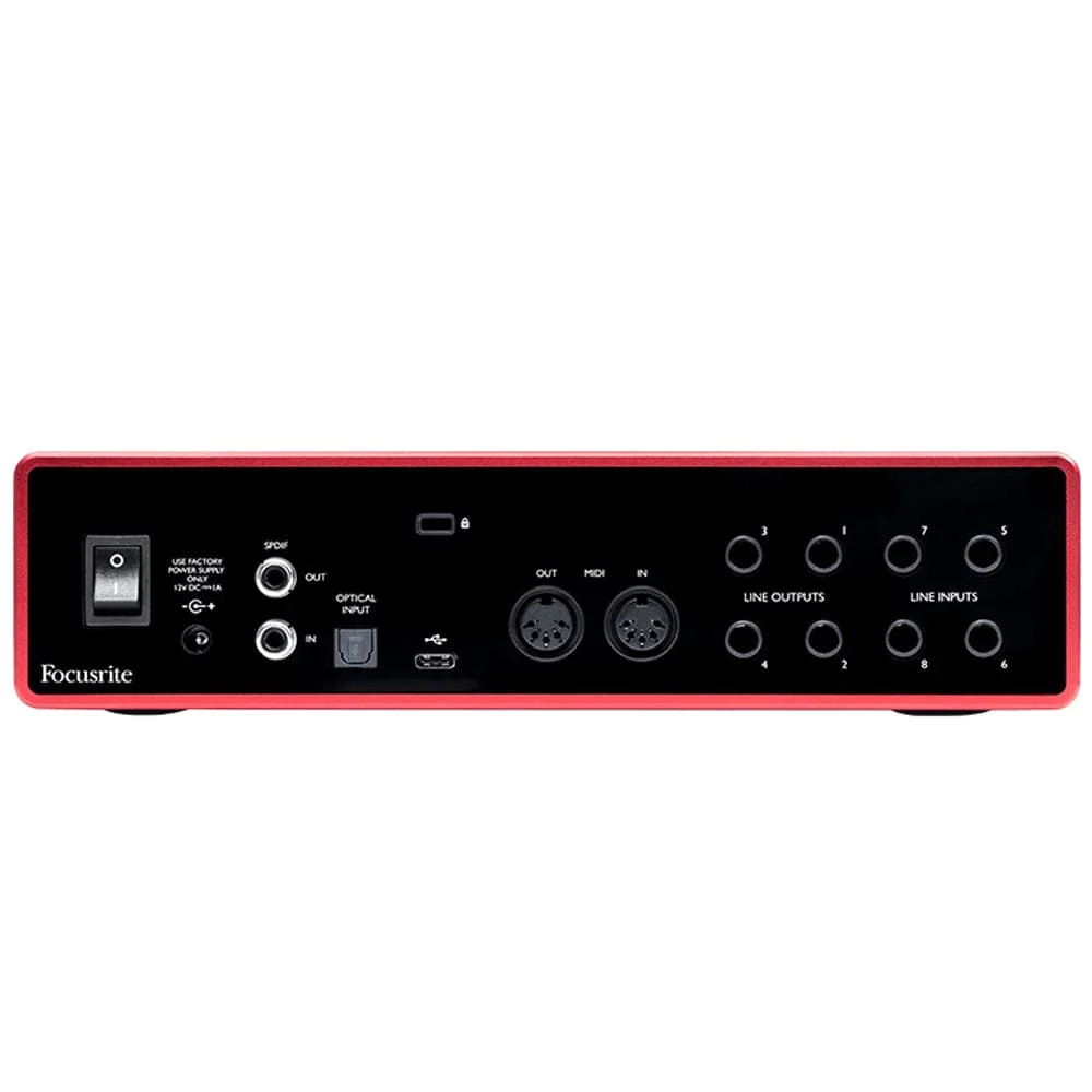 Focusrite Scarlett 18i8 4 Pre Interface Compact Audio Interface - 3rd Gen - Image 4