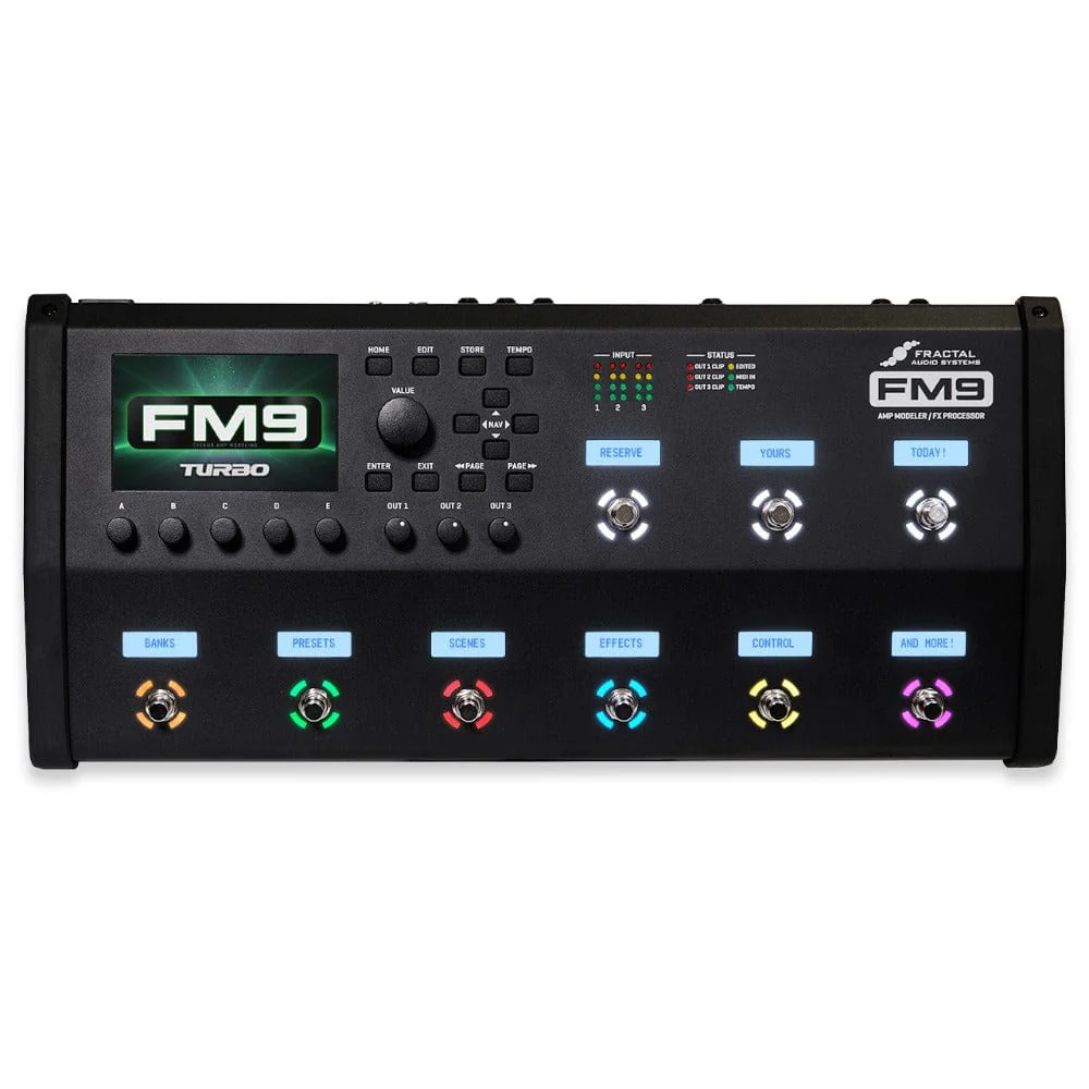 Fractal Audio FM9 Turbo Amp Modeler Multi Effects Guitar Processor