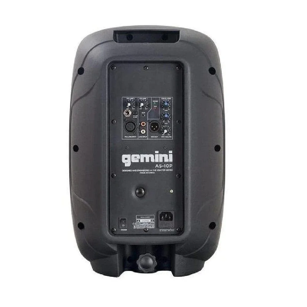 Gemini AS 10P 2 way Full Range Powered Loudspeaker - Image 2