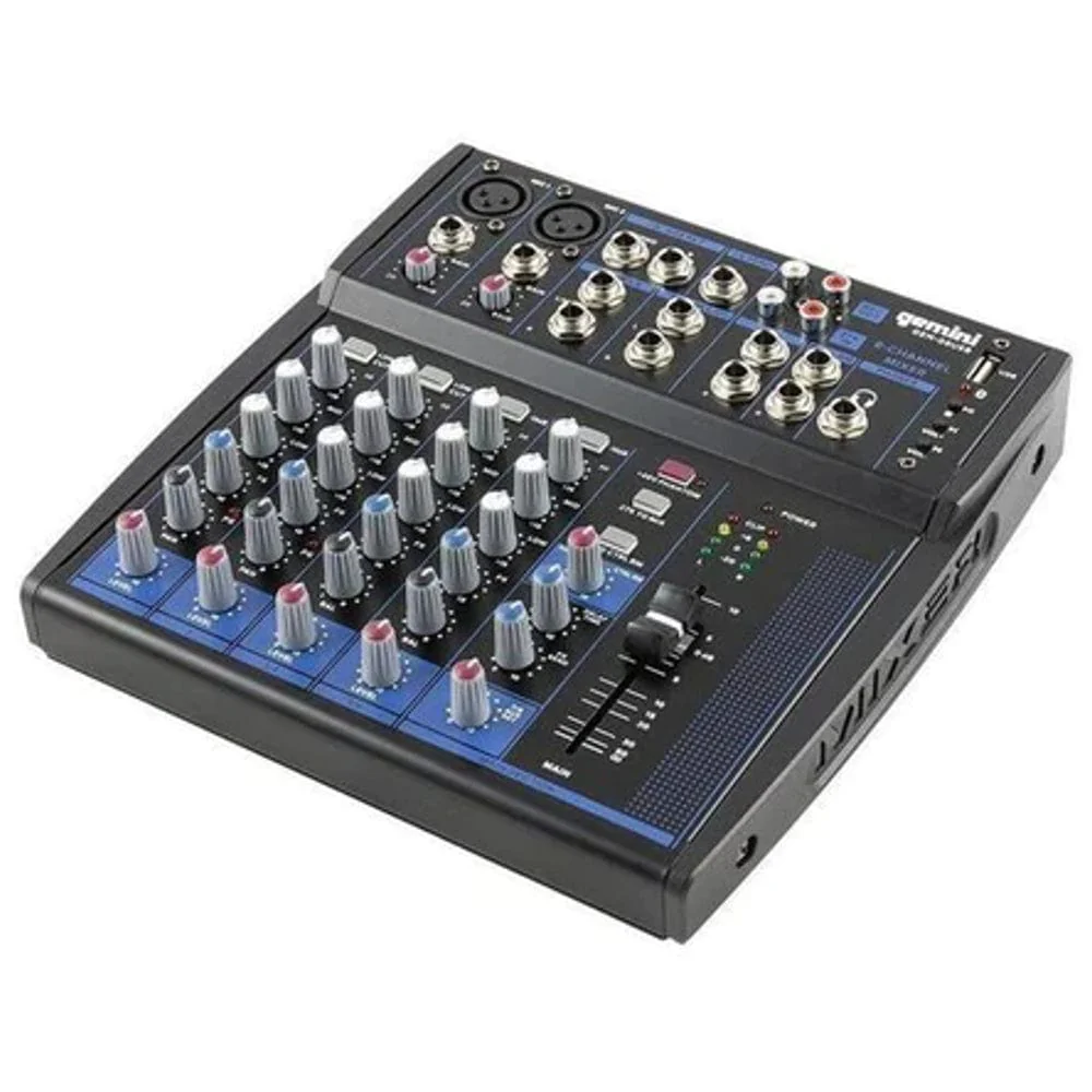 Gemini GEM-12USB Compact 12 Channel Bluetooth Mixer - Image 2