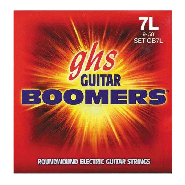 GHS GB7L Boomers Electric Guitar Strings, 7-String