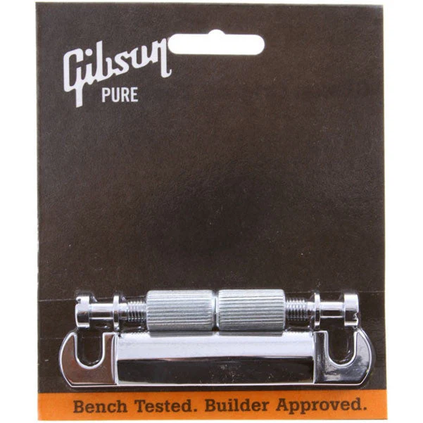 Gibson Accessories Stop Bar Tailpiece w/Studs & Inserts - Chrome - Garage Sale