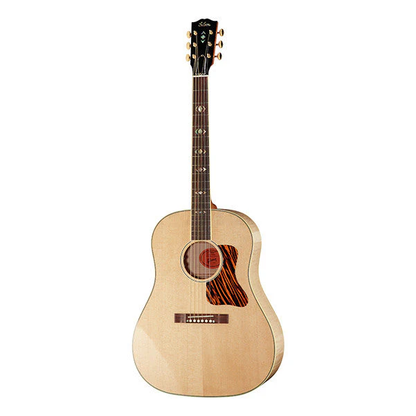 Gibson Advanced Jumbo Flame Deluxe Dreadnought Electro Acoustic Guitar - Antique Natural Nitro Cellulose