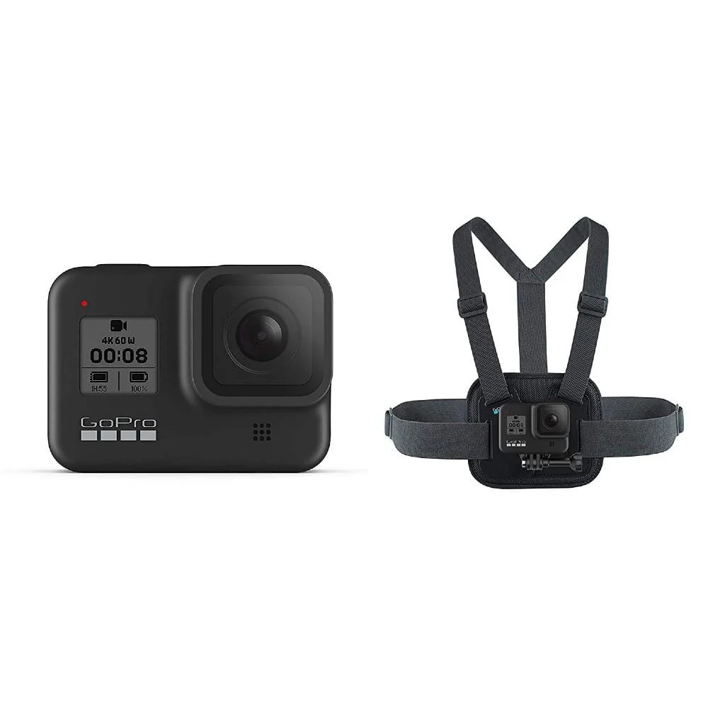 GoPro Hero 8 Hypersmooth Streamlined 4k Action Camera With Shorty and Chesty - Black with 2 Year Warranty - Image 3