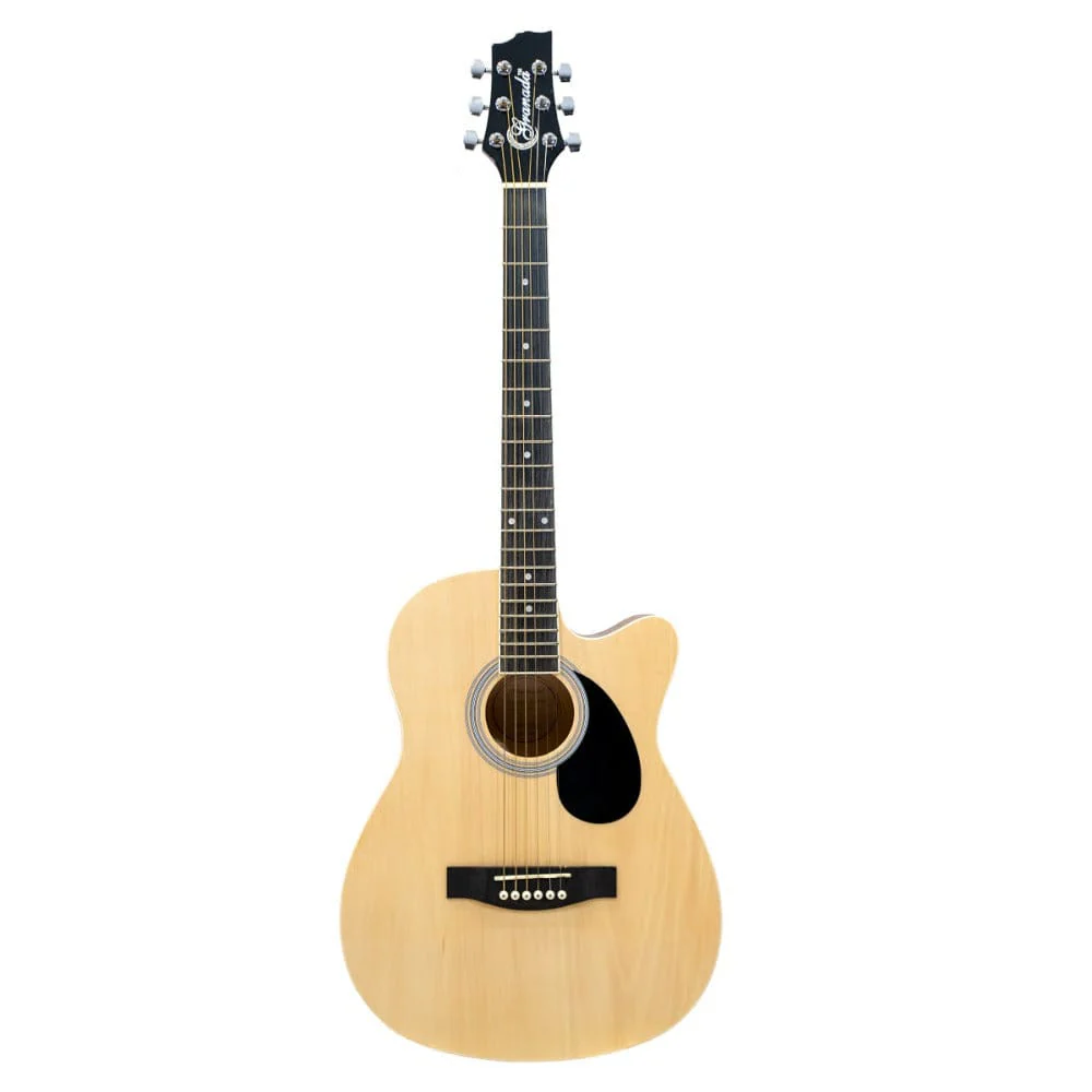 Granada GL112C-F Medium Cutaway 6 String Acoustic Guitar - Image 3
