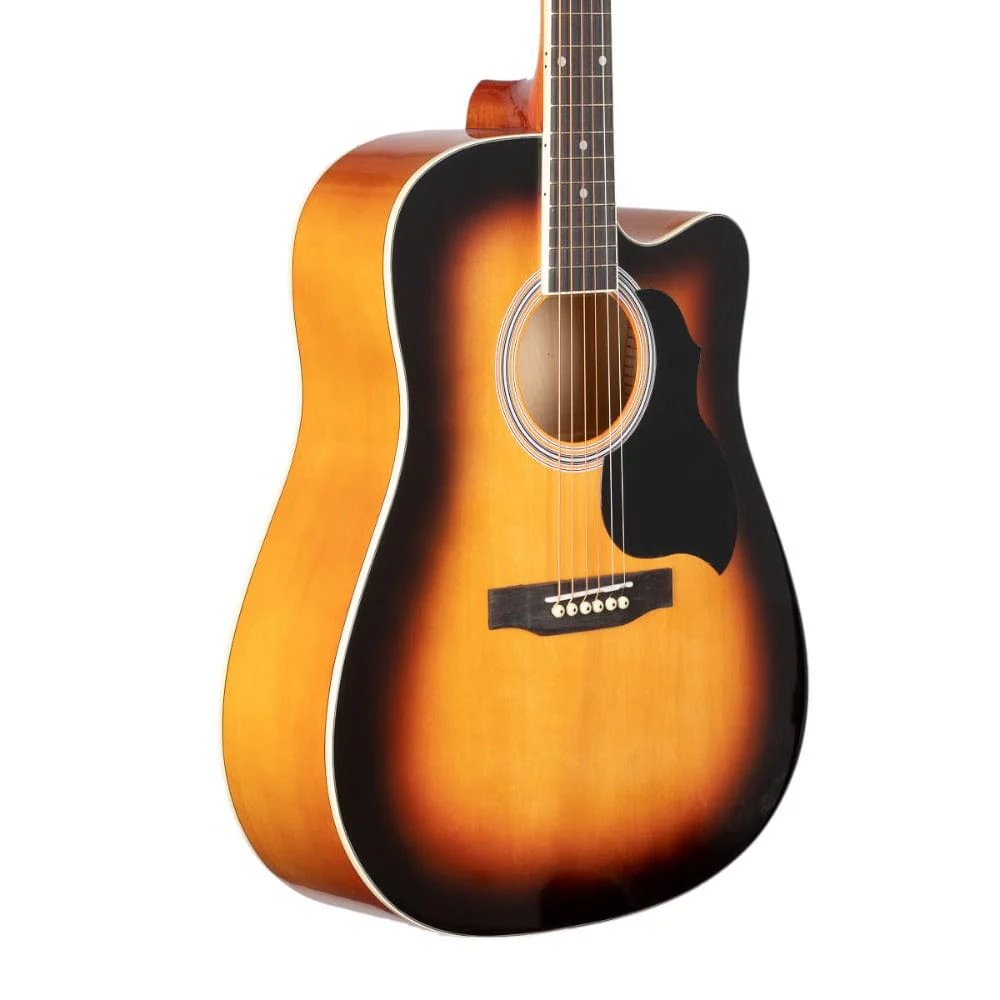 Granada GL113D-C 6 String Cutaway Acoustic Guitar - Image 19