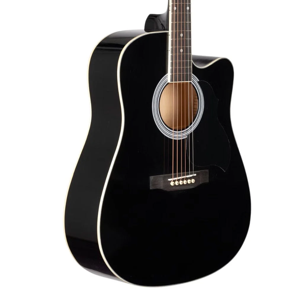 Granada GL113D-C 6 String Cutaway Acoustic Guitar - Image 3