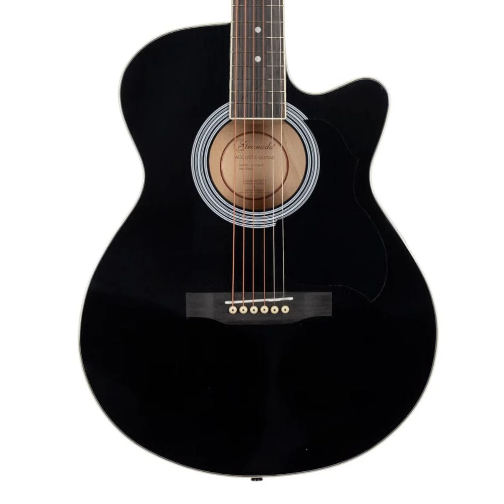 Granada GL113O-C 6 String Cutaway Acoustic Guitar - Image 4